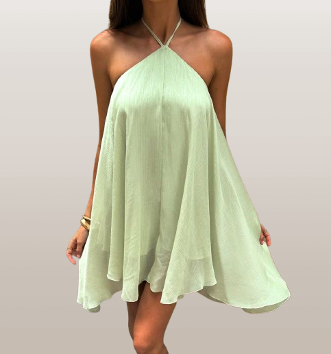 Emerald Backless Dress