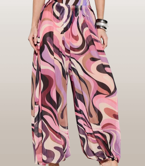 Pink Wave Genie Pants