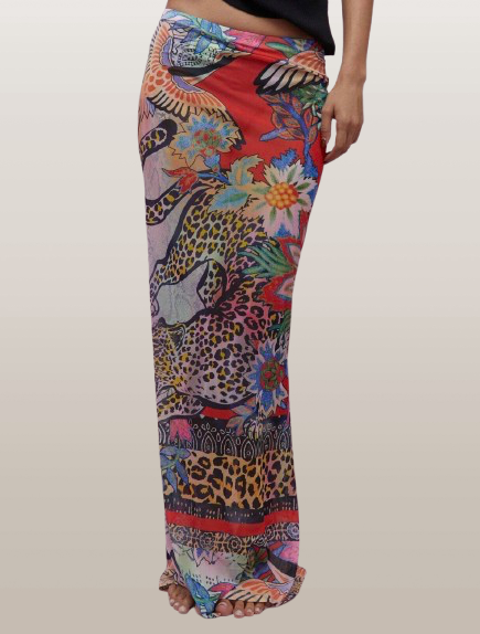 Tropical Maxi Skirt