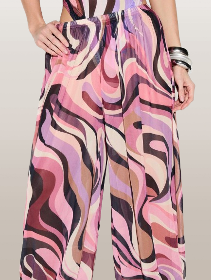 Pink Wave Genie Pants