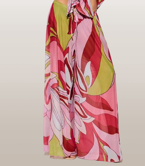 Floral Maxi Cover-Up Pants